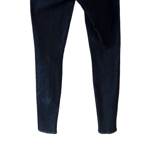 New Parker Smith Mid-Rise Dark Rinse Contrast Stitching Skinny Jeans Sze 0 - Picture 9 of 15